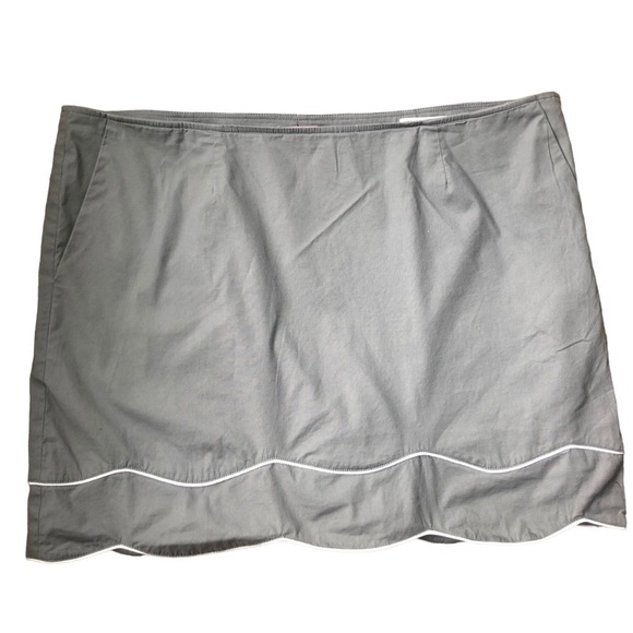 Golftini Truth or Dare Golf Pickleball Skort Women's Sz. 14 Gray With POCKETS - Picture 1 of 10